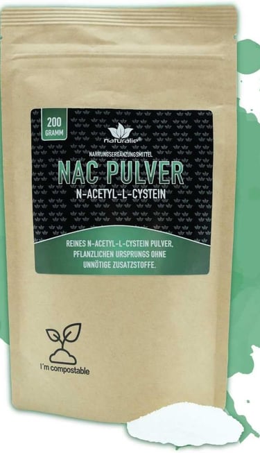 Naturalie® | N-acetil-L-cisteina (NAC) -n polvere - 200 -grammi -in .sacchetto -biologico.-png