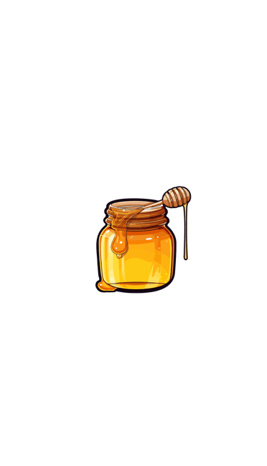 a cup of honey