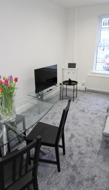 Belfast property rental living room