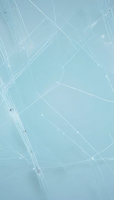Fondo liso azul claro - guardas asimetricas