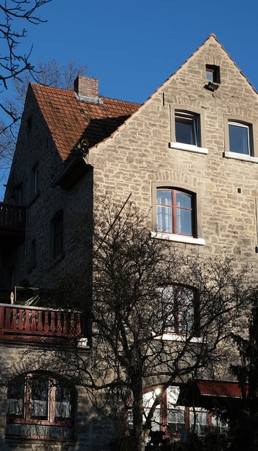 Die Drachenburg in Marktbreit/Main nahe Würzburg