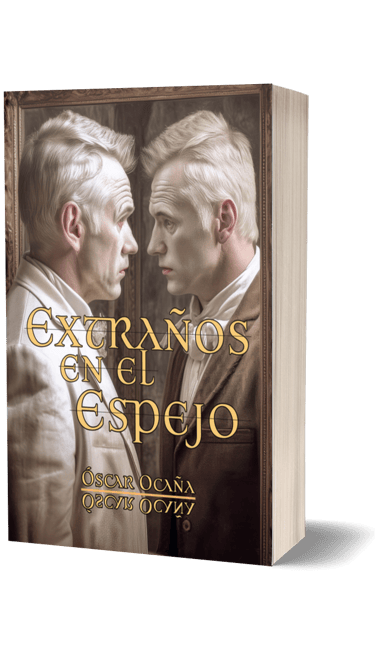 Portada del libro 'Extraños en el espejo', de Óscar Ocaña Parrón, teatro