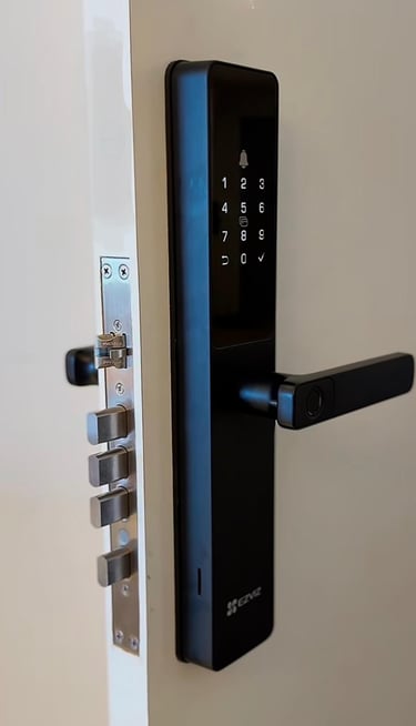 fechadura eletronica senha 