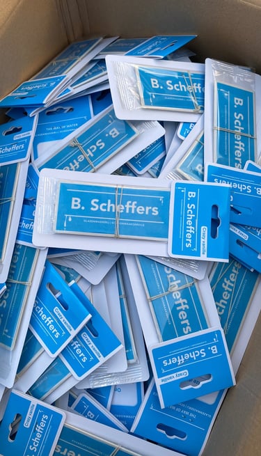 bedrukte geurhangers