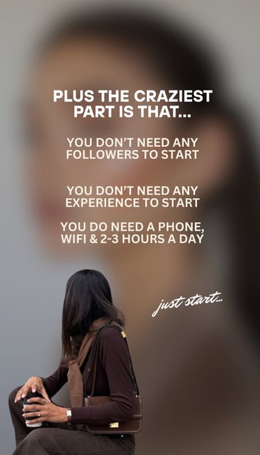 Burnout Business Start-up – launch your online business without followers, without experience, just with a smartphone and a f