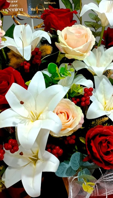 artificial flower opening stand delivery penang grand opening flower stand