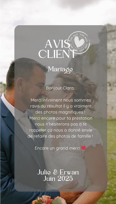avis mariage photographe de mariage bordeaux