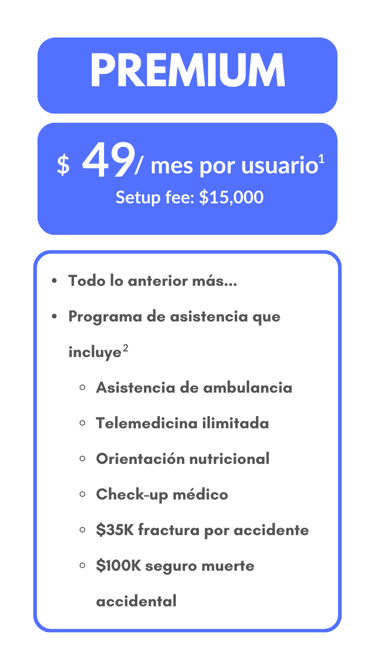 Precio plan premium