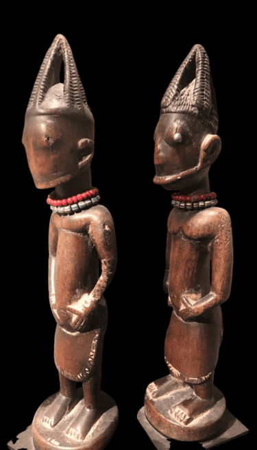 ibeji oke iho yoruba twin figure ibedji nigeria apron