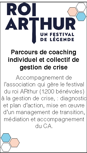 Festival du Roi Arthur. Accompagnement et diagnostic de management