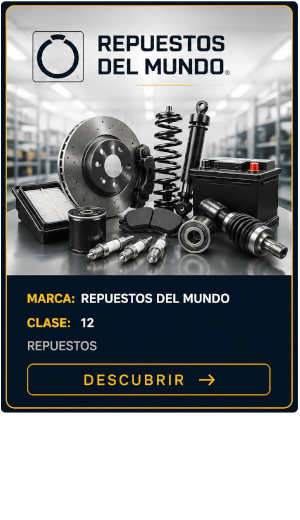 Identidad comercial repuestos del mundo  para vehículos, camionetas y movilidad.