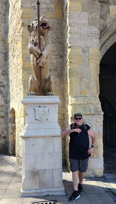 Jeff at The Bargate in Southampton, England