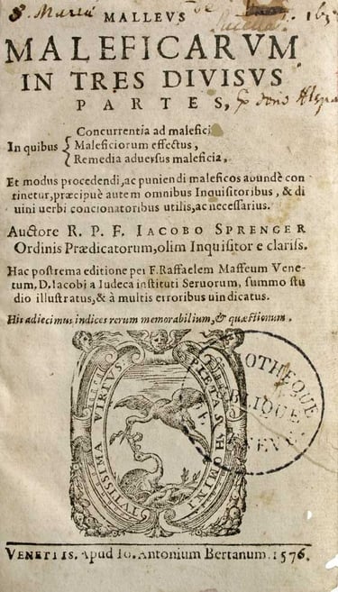 Malleus Maleficarum edição veneziana de 1576
