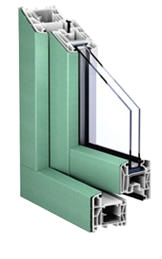 MazarakisArt: Εξωτερικό Κούφωμα Υαλοπίνακα με έγχρωμο περίγραμμα