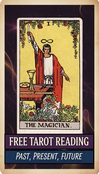 a tarot card deck with a tarot card