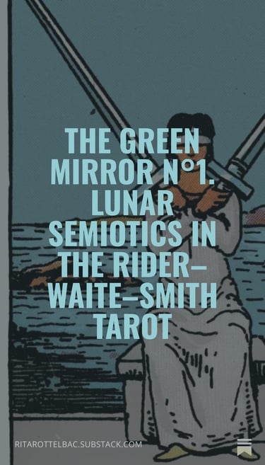 Cover of a tarot publication with archetypal illustrations