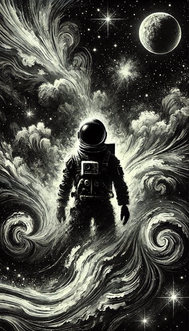 Spaceman portrait | simcaart.com