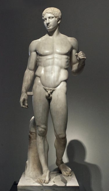 Polykleitos, Doryphoros (Spear Bearer), c. 440 BCE