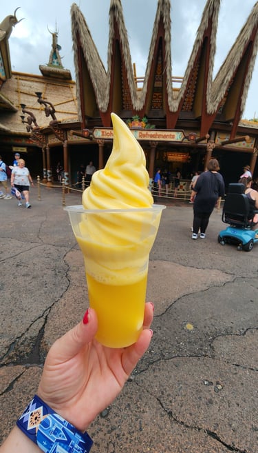 Dole Whip at Magic Kingdom's Aloha Island
