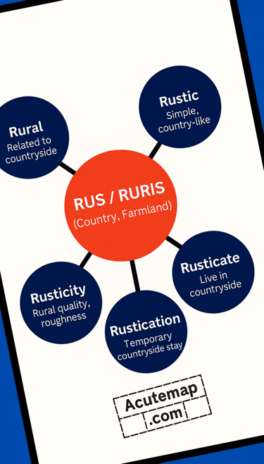 Rus root word chart for SSC UPSC 