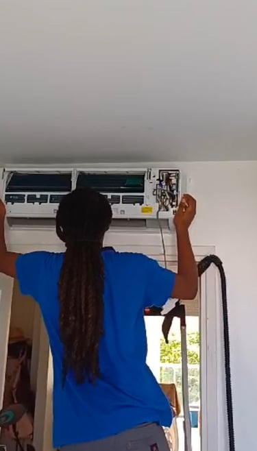 intervention nettoyage de climatiseur