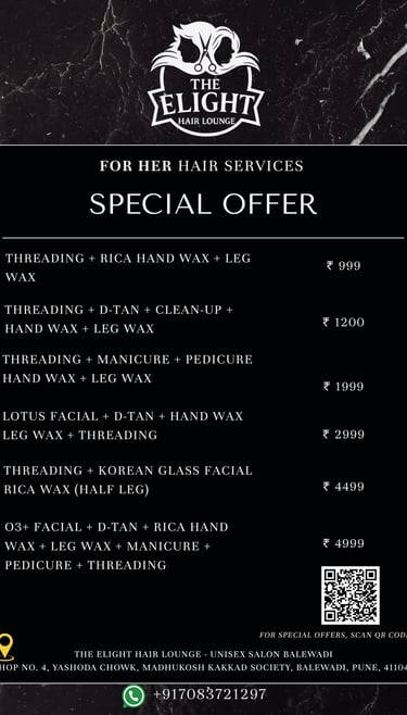 balewadi hair salon offer for women