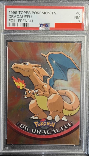Dracaufeu foil topps série1 PSA 7
