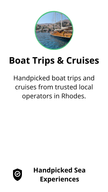 Boat trips and cruises in Rhodes with trusted local operators