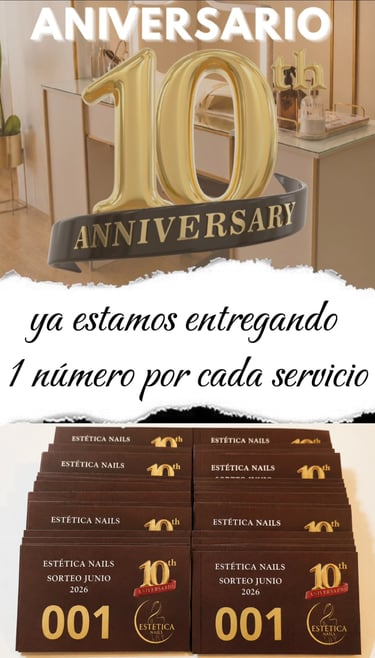 Aniversario Estética Nails