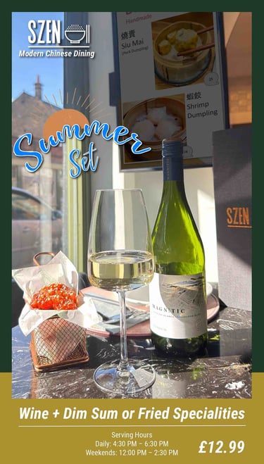 Wine Dim Sum Summer offer