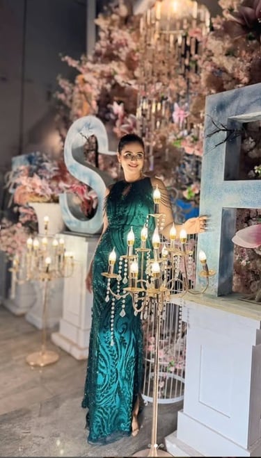 elegant dress stunning party dress prom dress event dress Priya Fashions Boutique