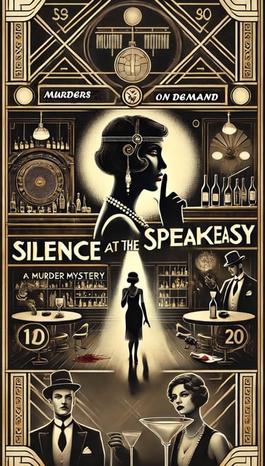  It’s 1926 and we find ourselves in “the Olde Bookshop” speakeasy