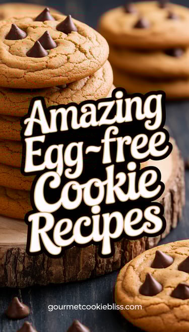 Guide to egg-free cookie recipes. Learn how to bake moist and chewy cookies without eggs.
