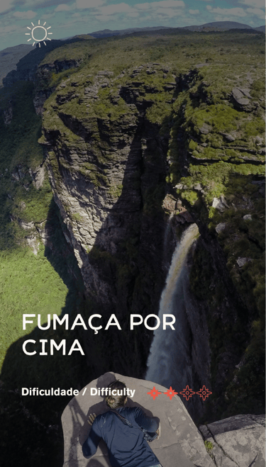 fumaça por cima