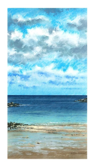 Pastel sec sur papier 20 × 37 cm - © Eric Durant