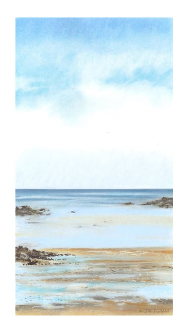 Pastel sec sur papier 20 × 37 cm - © Eric Durant