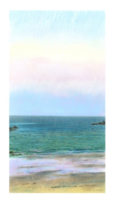 Pastel sec sur papier 20 × 37 cm - © Eric Durant