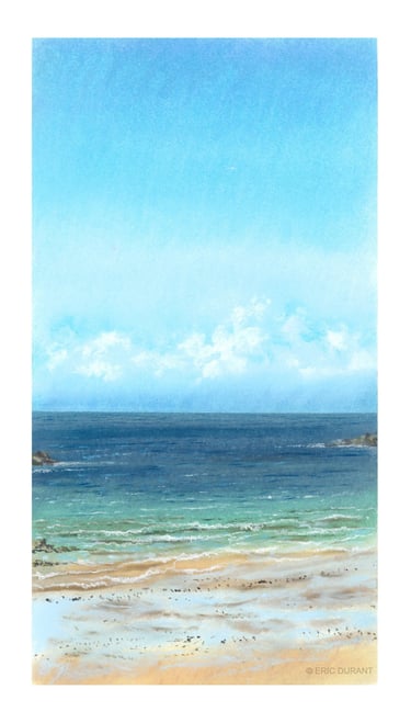 Pastel sec sur papier 20 × 37 cm - © Eric Durant