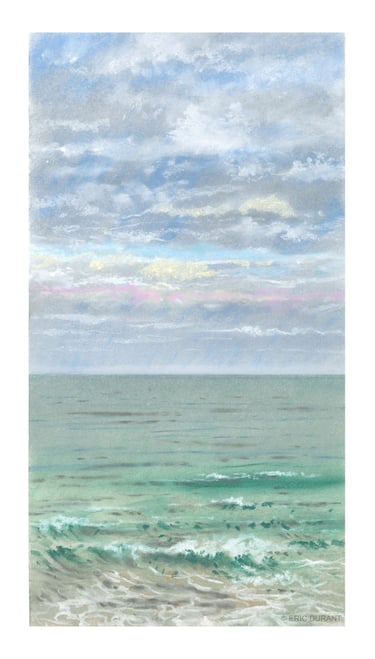 Pastel sec sur papier 20 × 37 cm - © Eric Durant