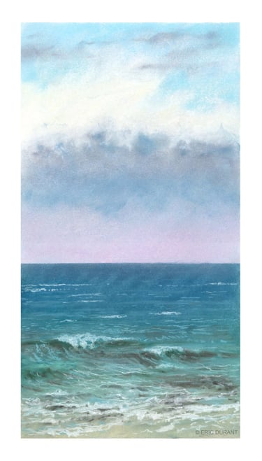 Pastel sec sur papier 20 × 37 cm - © Eric Durant