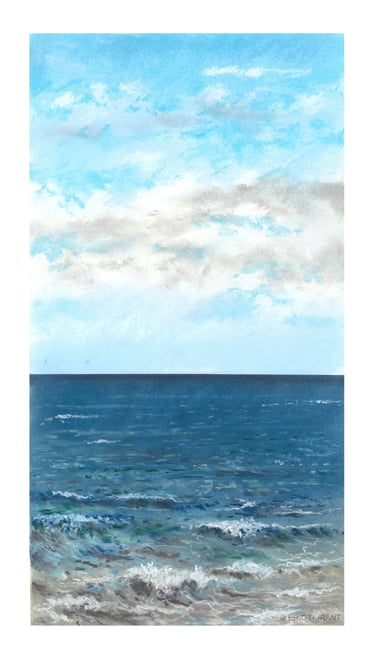 Pastel sec sur papier 20 × 37 cm - © Eric Durant