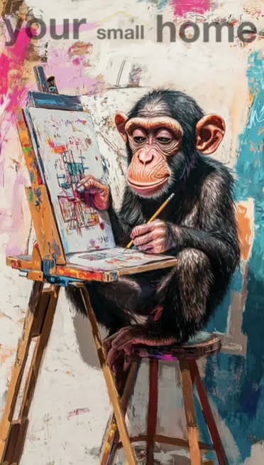 monkey drawing