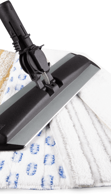 Mop parowy EV z systemem wymiennych padów. Profesjonalne, ekologiczne mycie podłóg drewnianych i płytek bez smug i chemii.