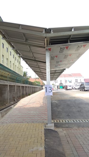 Pemasangan ACP sebagai ceiling dan partisi untuk memperindah ruangan kerja/rumah anda