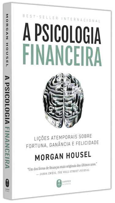 Capa do livro A Psicologia Financeira, de Morgan Housel.