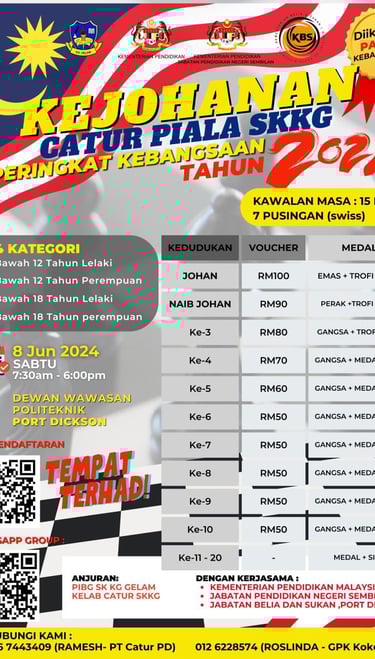 Kejohanan Catur Malaysia Chess Tournament Piala SKKG 2024