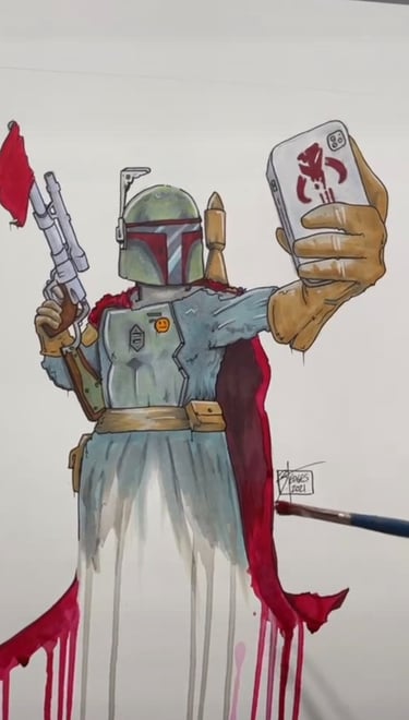 Robert Hedges Bobba Fett Duckface