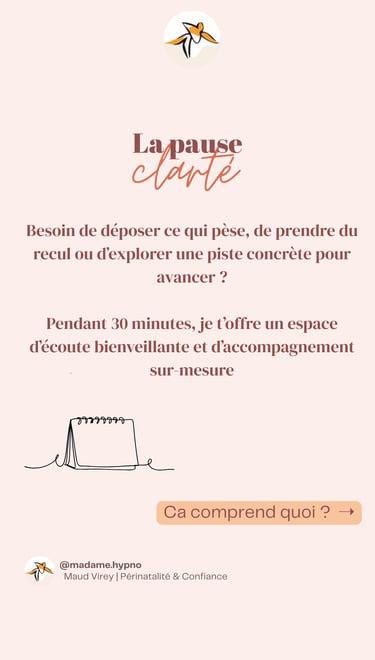 Pause clarté hypnocoaching