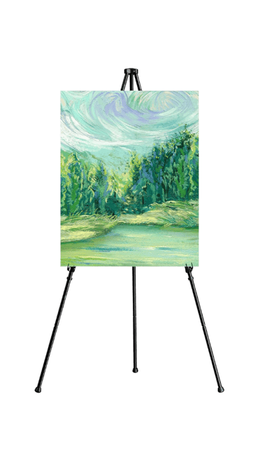 Easel Stand for Display, 65” Folding Display Easel with Portable Bags Collapsable Portable Poster Ea