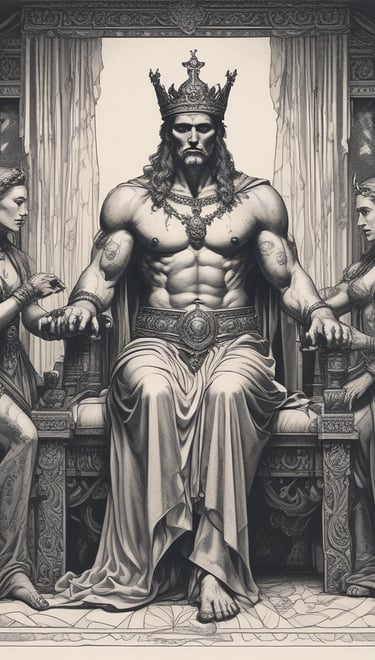 A minimalist black and gold emblem of Onyx Apex, suspended in darkness with a subtle aura of ancient power.